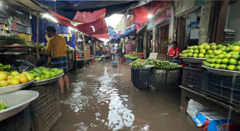 নবীনগর পৌরসভায় সারাবছর জলাবদ্ধতায় জনদুর্ভোগ