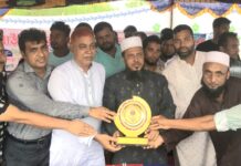 সরাইলে ফ্রিজ-টিভি টুর্নামেন্টের ফাইনাল ম্যাচ অনুষ্ঠিত