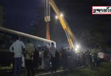 ব্রাহ্মণবাড়িয়ায় লাইনচ্যুত কর্ণফুলী এক্সপ্রেস, সোয়া ৪ ঘণ্টা পর ট্রেন চলাচল স্বাভাবিক