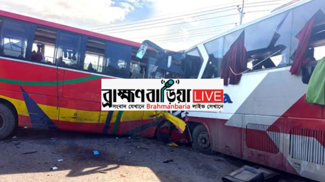 বিজয়নগরে বাস-ট্রাকের সংঘর্ষে ১০ জন আহত: মহাসড়কে যান চলাচল ব্যাহত