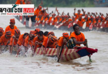 ঐতিহ্যবাহী নৌকা বাইচ প্রতিযোগিতা: বিজয়নগরের শশই গ্রামে উৎসবের আমেজ