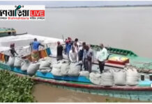 নদী ভাঙন রোধে নবীনগরে পাউবোর ২য় পর্যায়ের কাজ শুরু