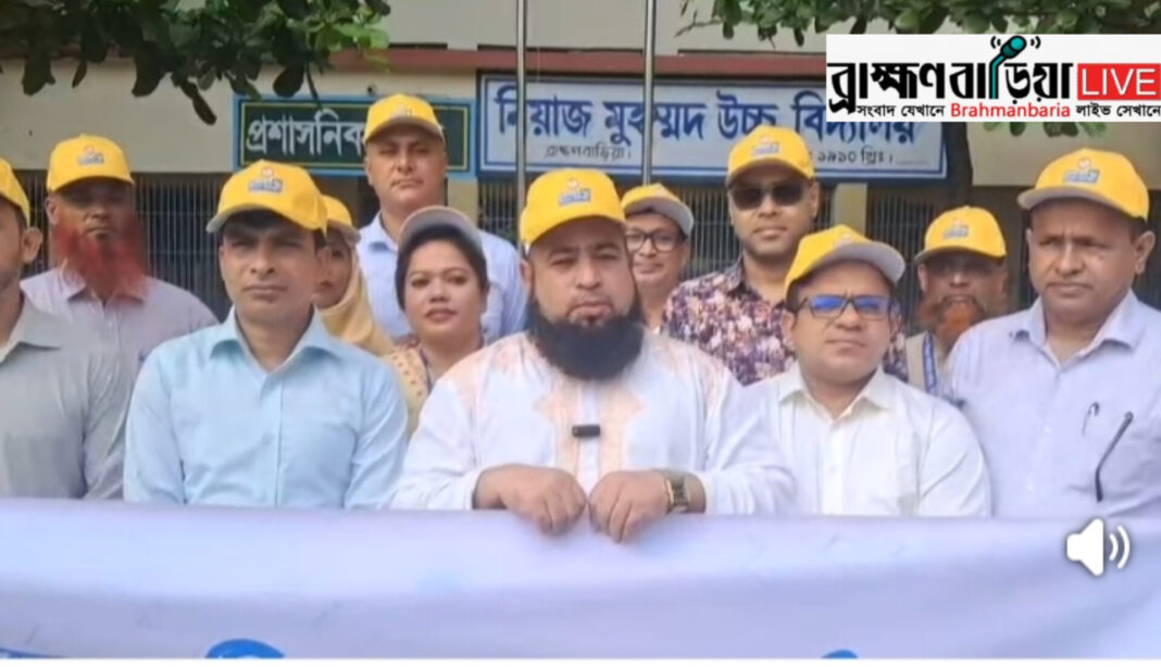 ব্রাহ্মণবাড়িয়ায় টাইফয়েড টিকাদান শুরু